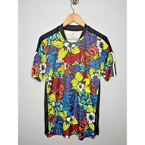 Adidas Originals Tiro Soccer Floral Jersey Mens SMALL Aeroready Athletic Train